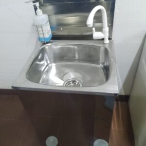 Picture of stainless Steel Foot Operating Portable Handwash Station from Urban Bageecha Ludhiana